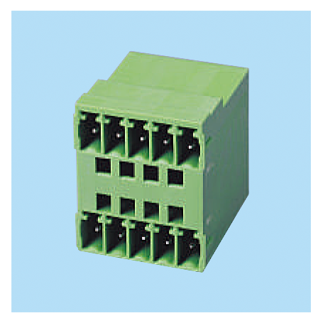 BCECHB381R / Headers for pluggable terminal block - 3.81 mm. 