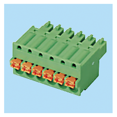 BCESC381V / Plug for pluggable terminal block spring - 3.81 mm. 