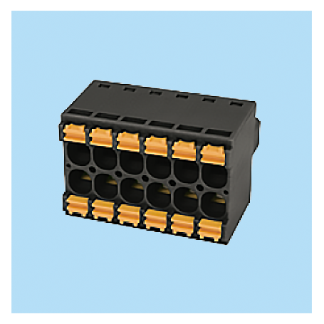 BC0161-03 / Twin plug - Socket pluggable d/ push-in - 5.00 mm. 