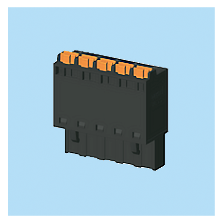 BC2ESS / Plug for pluggable terminal block spring - 5.08 mm. 