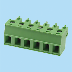 BCEC508V / Plug for pluggable terminal block screw - 5.08 mm. 