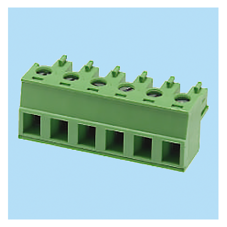 BCEC508V / Plug for pluggable terminal block screw - 5.08 mm. 