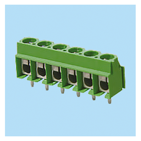 BCED500V / PCB terminal block round pin - 5.00 mm. 