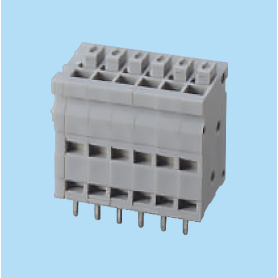 BC013810 / Screwless PCB terminal block Cage Clamp - 2.54 mm. 
