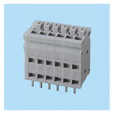 BC013810 / Screwless PCB terminal block Cage Clamp - 2.54 mm. 