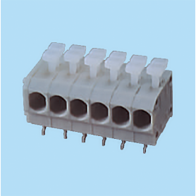 BC144RA-XX-P2 / Screwless PCB terminal block Cage Clamp - 3.96 mm. 