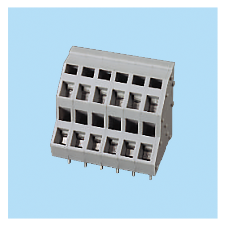 BCWKK500 / Screwless PCB terminal block Spring Clamp - 5.00 mm