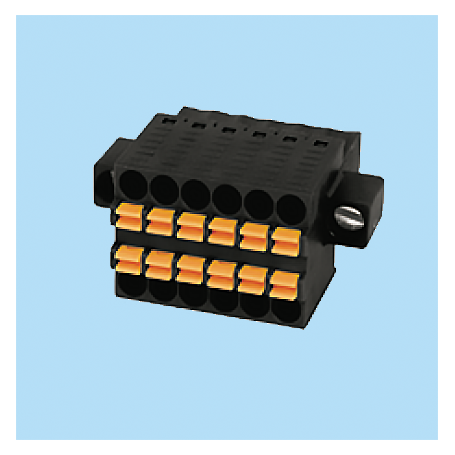BC0156-1AXX-BK / Plug pluggable PID - 2.54 mm. 