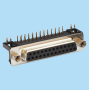 8013 / Conector hembra SUB-D acodado 8.10 mm