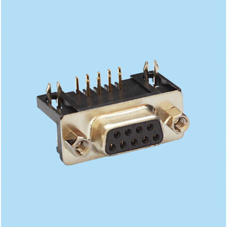 8015 / Conector hembra SUB-D acodado 10.3 mm